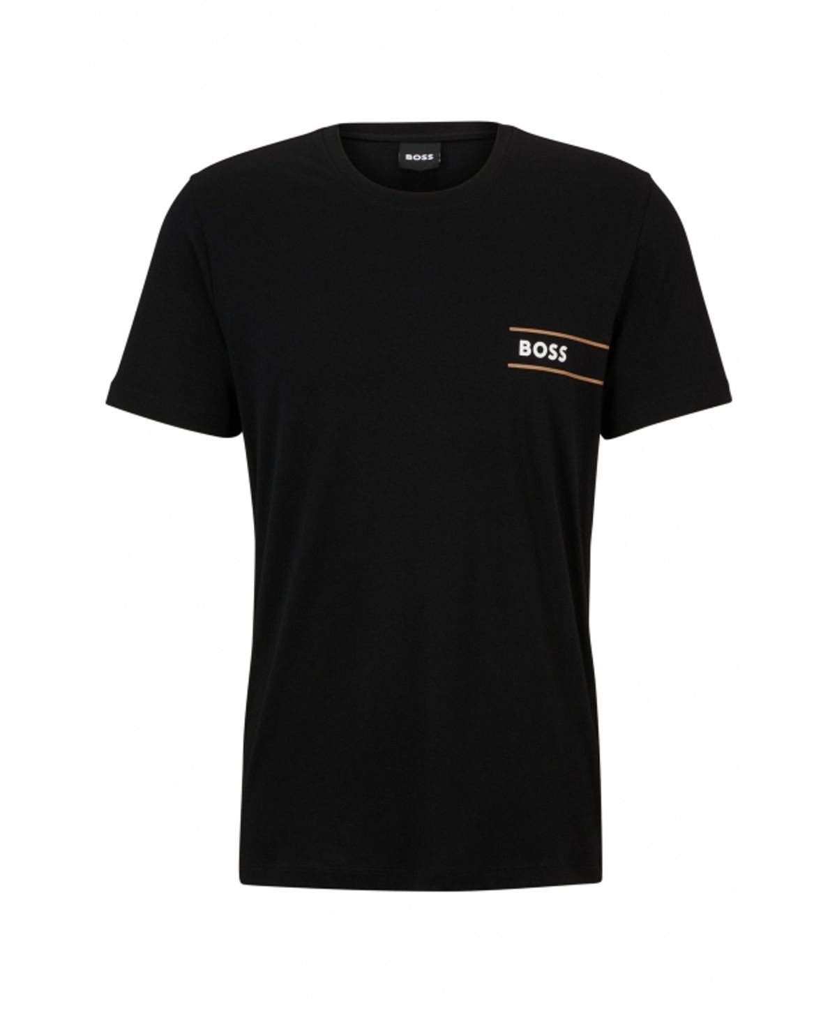 BOSS t-shirt i sort m. logo til herre