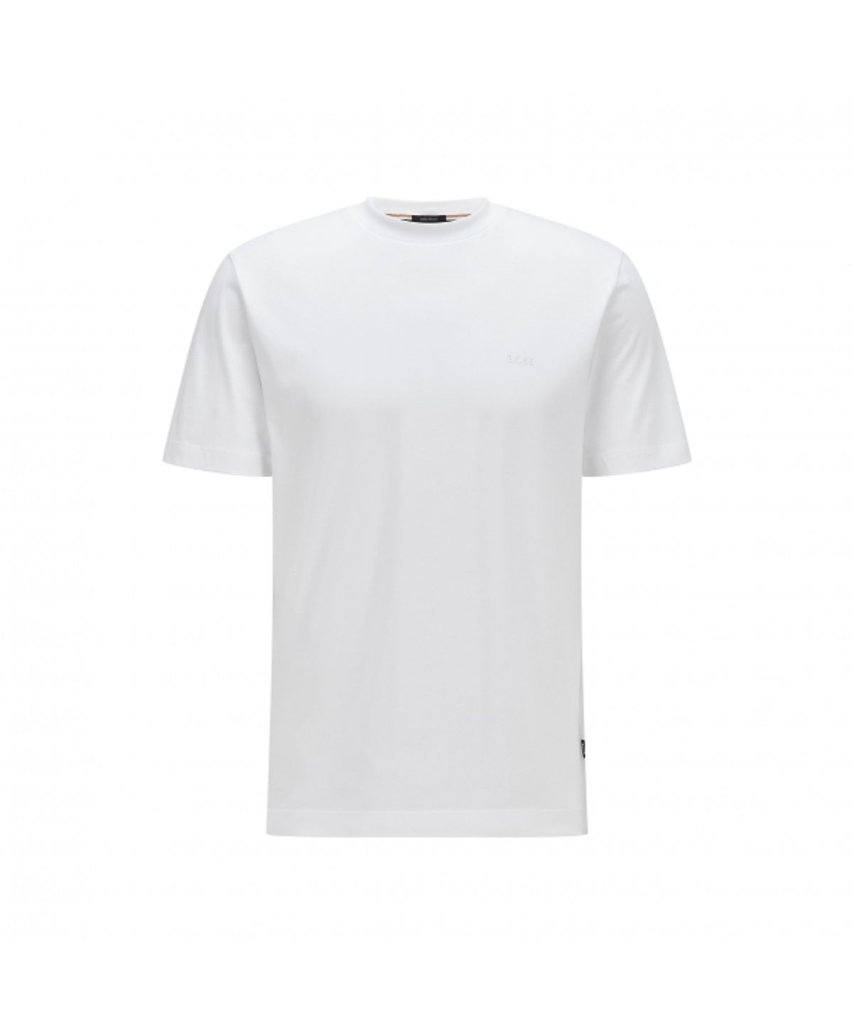 BOSS t-shirt med crew neck i hvid til herre| Regular fit |