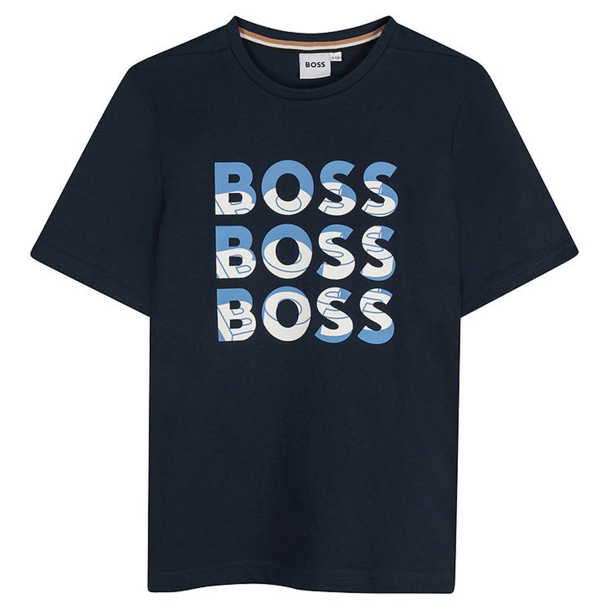 BOSS T-shirt - Navy m. Print