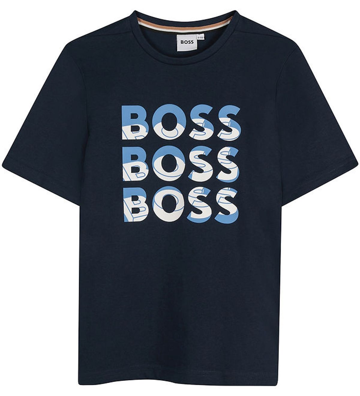 BOSS T-shirt - Navy m. Print