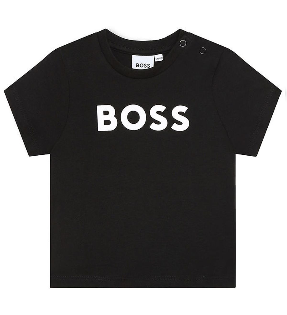 BOSS T-shirt - Sort m. Hvid