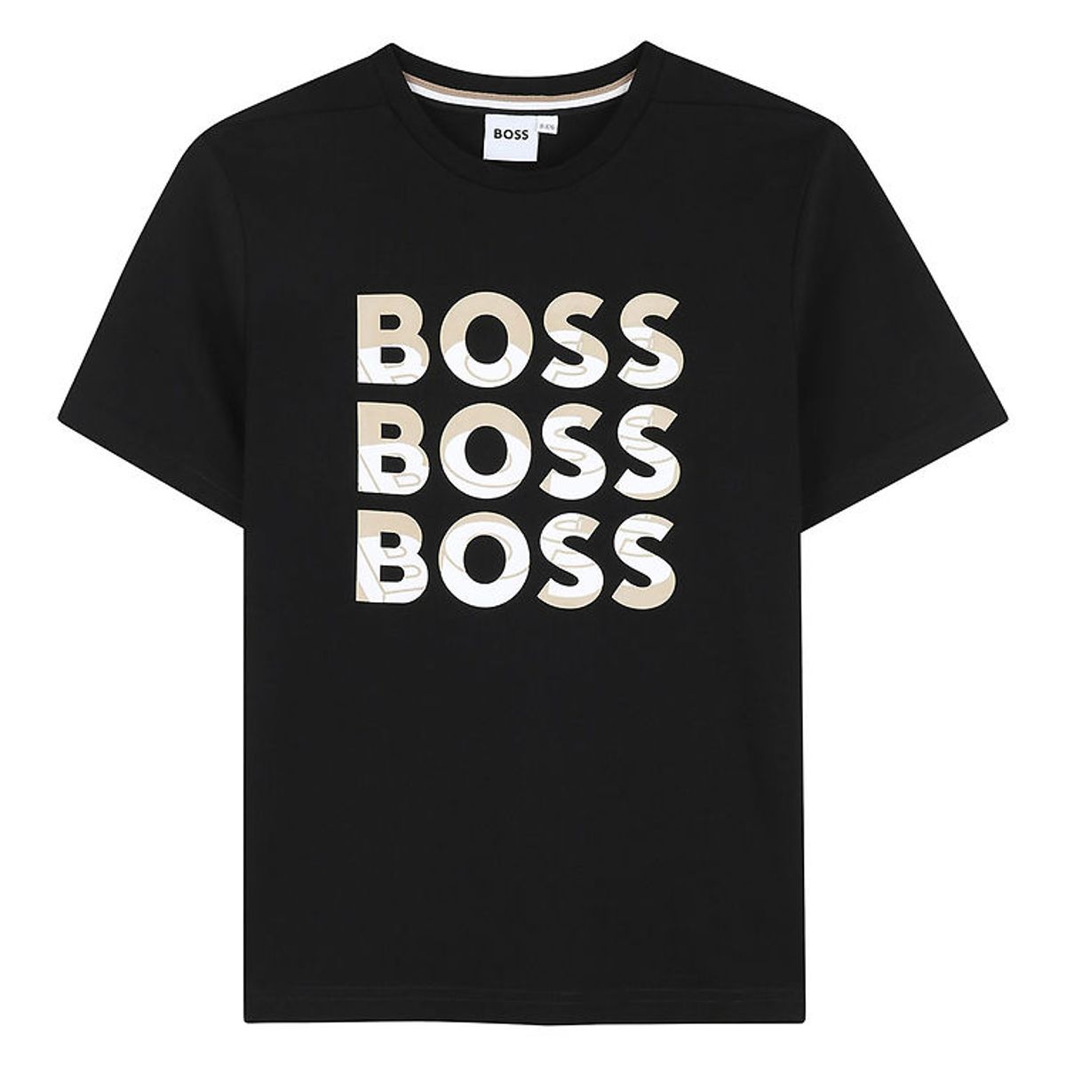 BOSS T-shirt - Sort m. Print