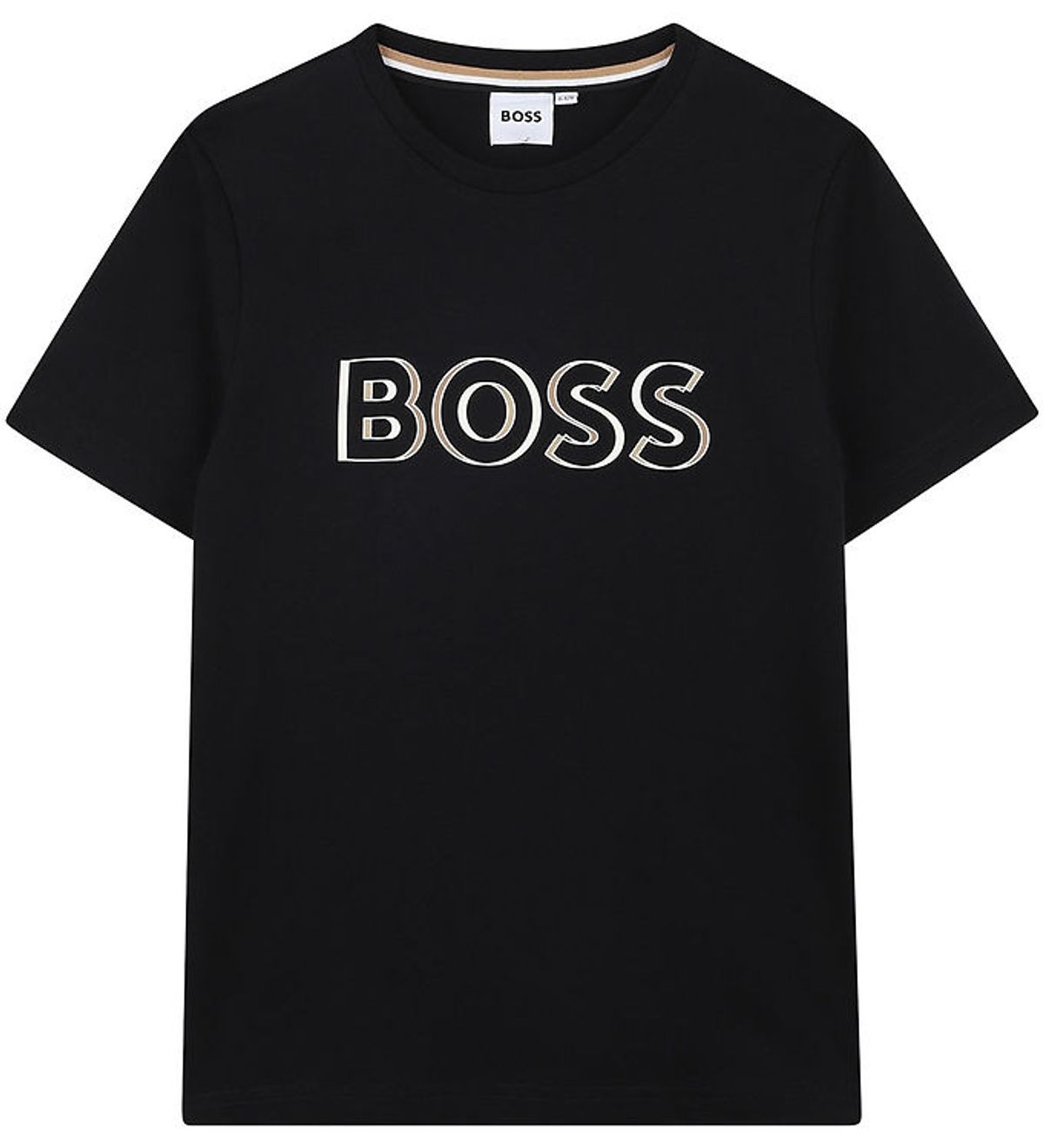 BOSS T-shirt - Sort m. Print