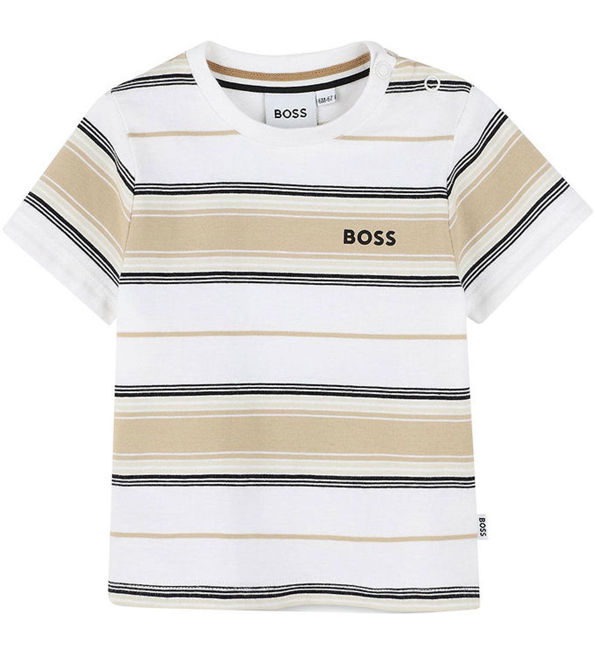 BOSS T-shirt - Stone/Off White