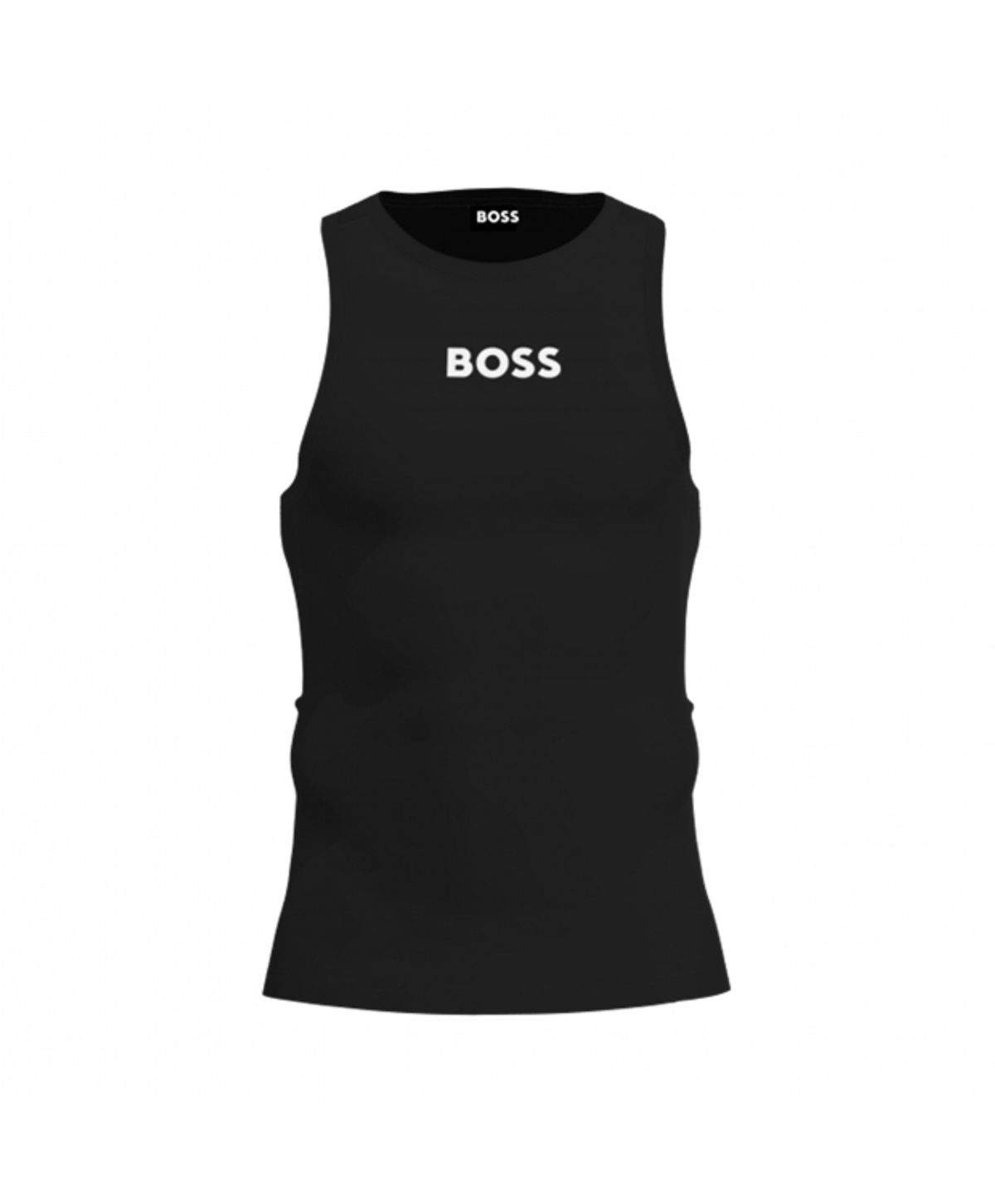 BOSS tanktop m. logo i sort til herre.