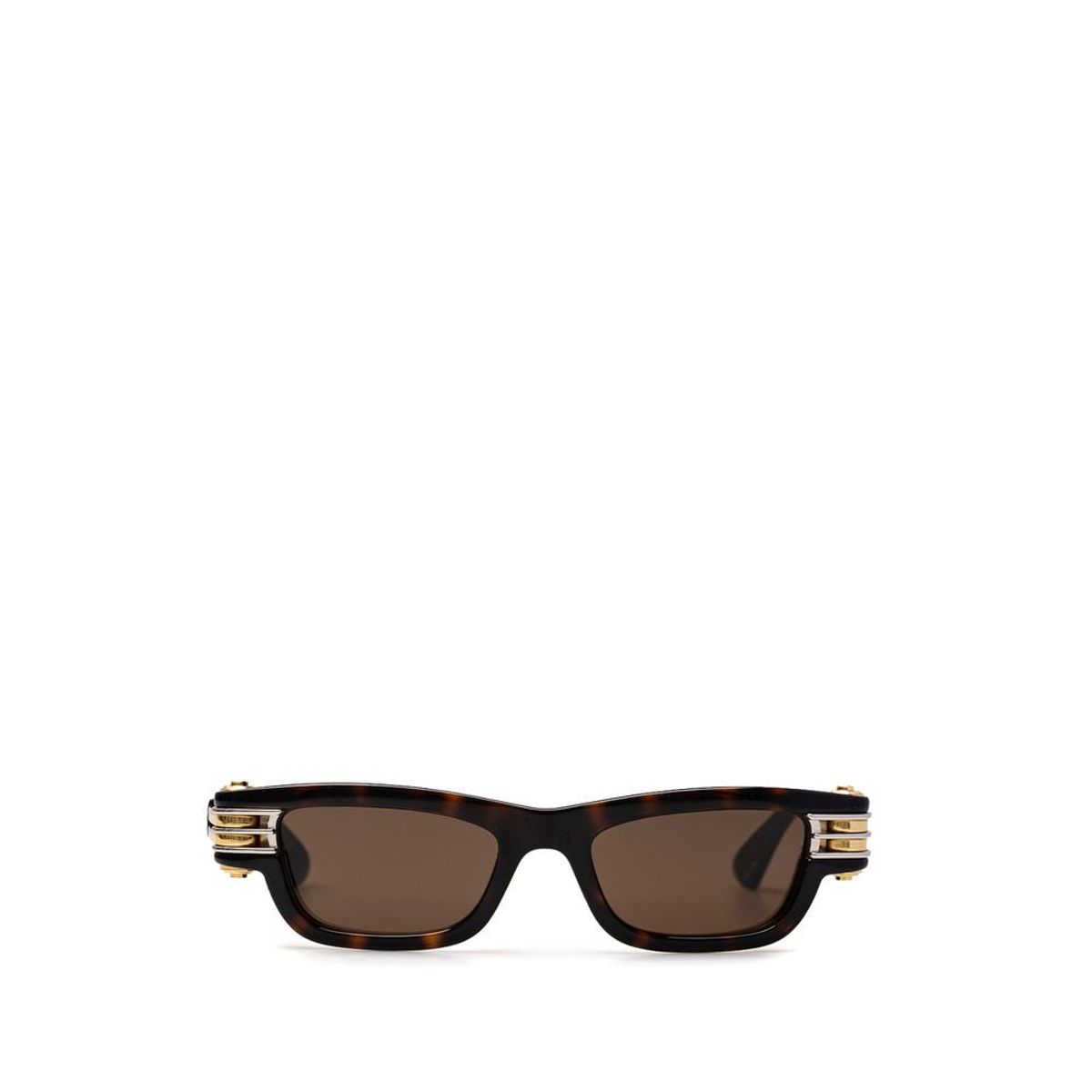 Bottega Veneta Brown Acetate Solbriller