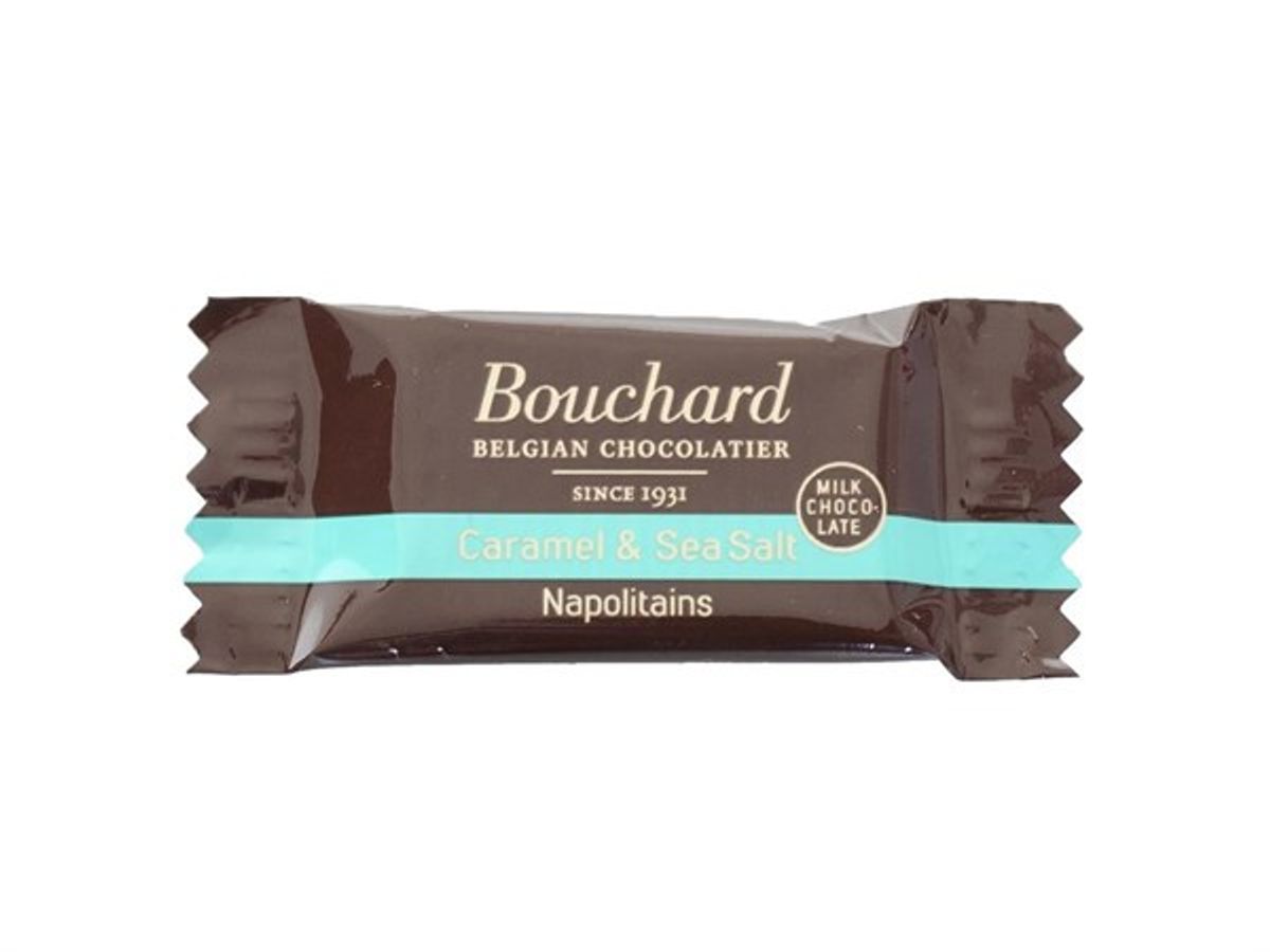 Bouchard chokolade - Karamel & Havsalt - 5g - 1 kg i box.