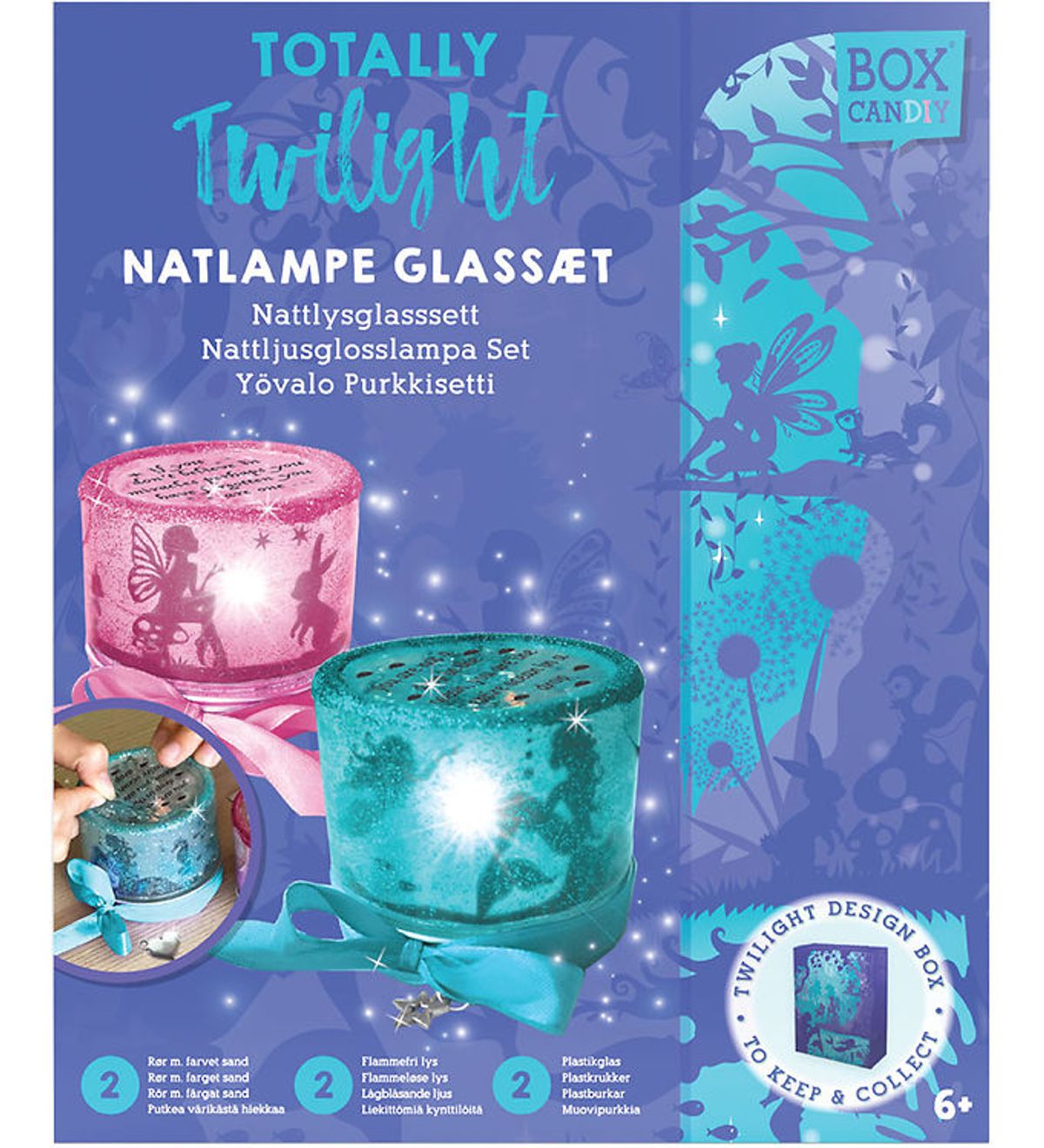 BOX CANDIY Kreasæt - Natlampe Glassæt - Totally Twilight