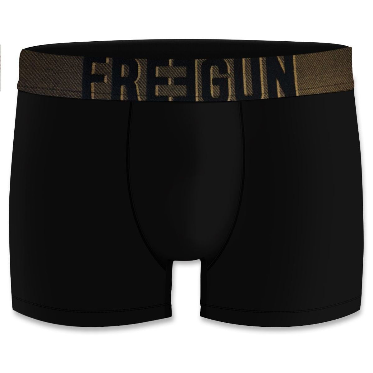 Boxershorts i Microfiber - Sort - Freegun