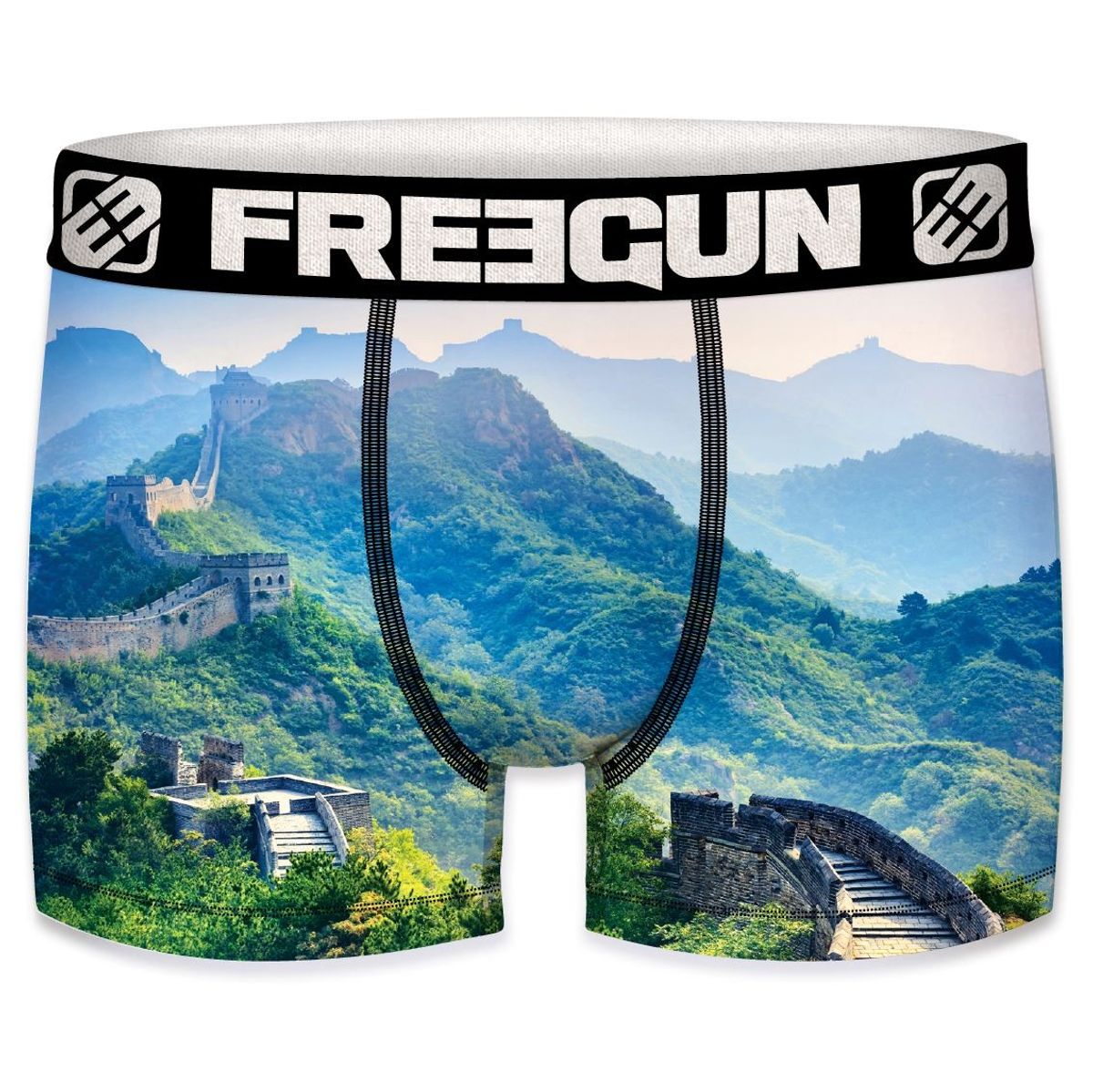 Boxershorts Recycled Microfiber - Den Kinesiske Mur 2 - Freegun