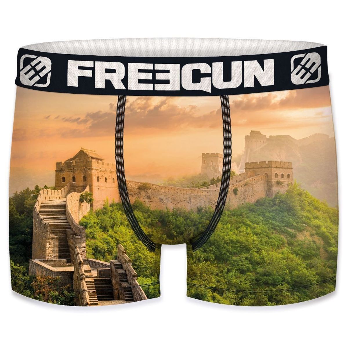 Boxershorts Recycled Microfiber - Den Kinesiske Mur- Freegun