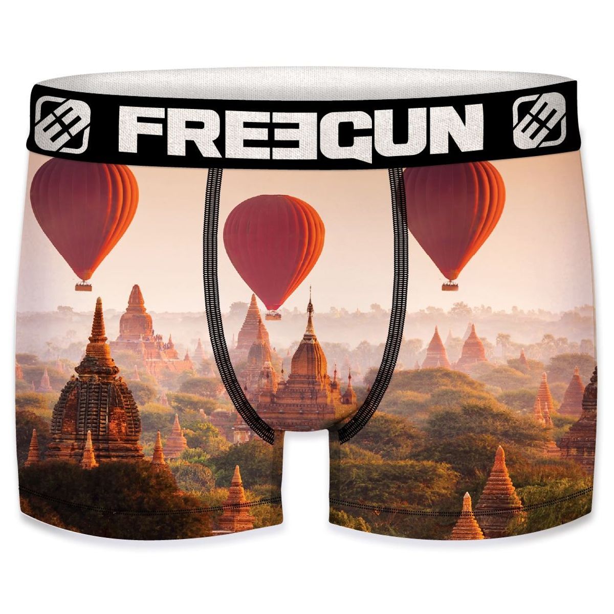 Boxershorts Recycled Microfiber - Luftballonner i Bagan - Freegun