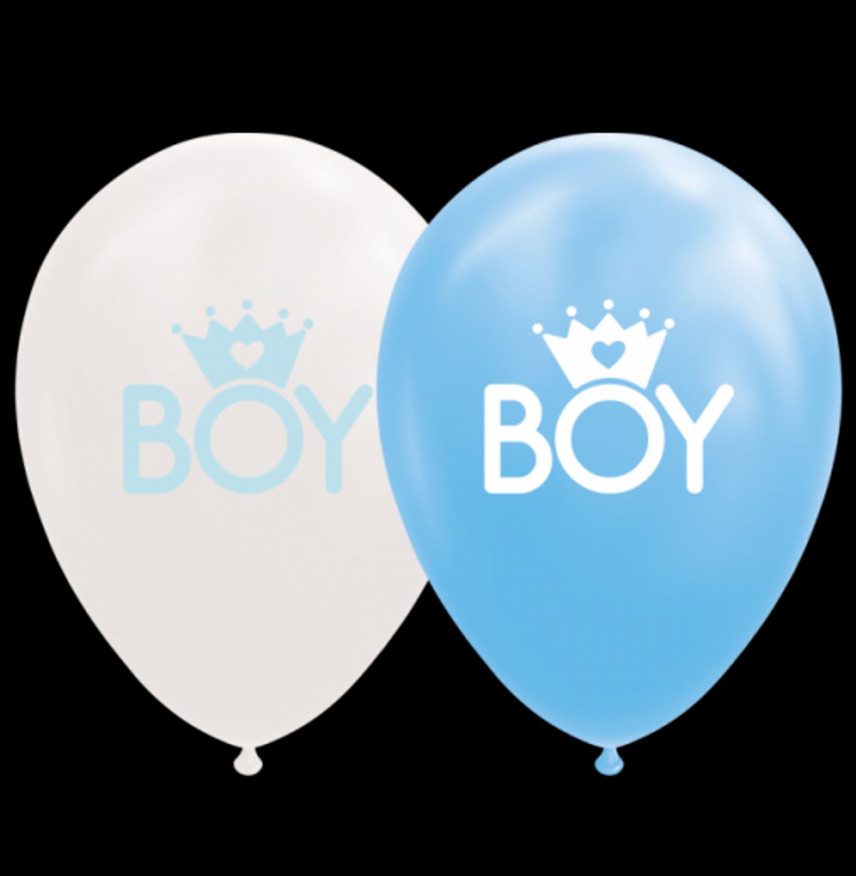 Boy Balloner - 12" - Babyshower