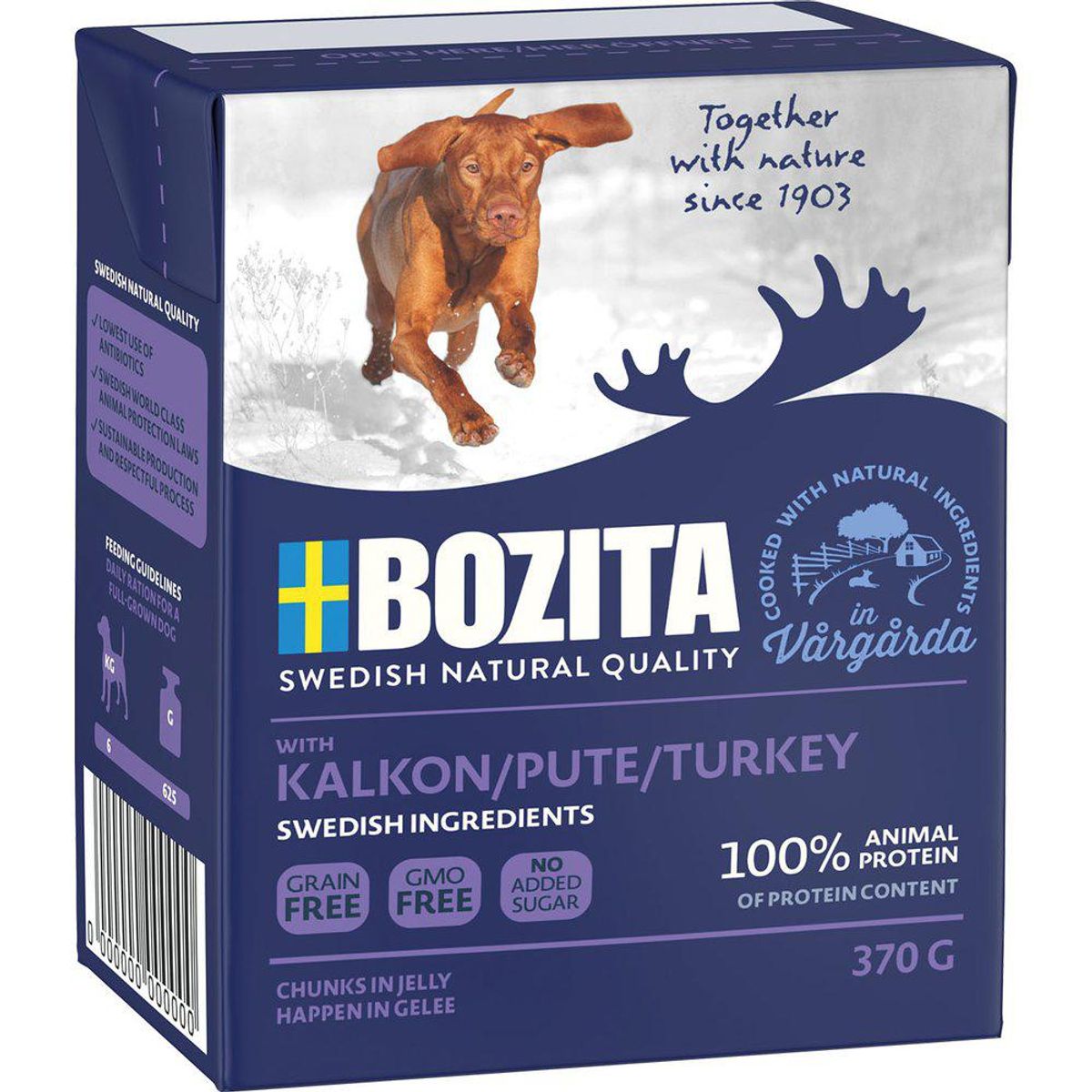 Bozita Naturals Kalkun, Vådfoder 370gr