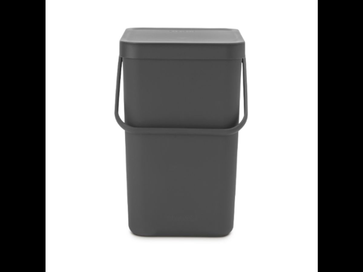 Brabantia Affaldsspand med låg | 25 Liter | Sort