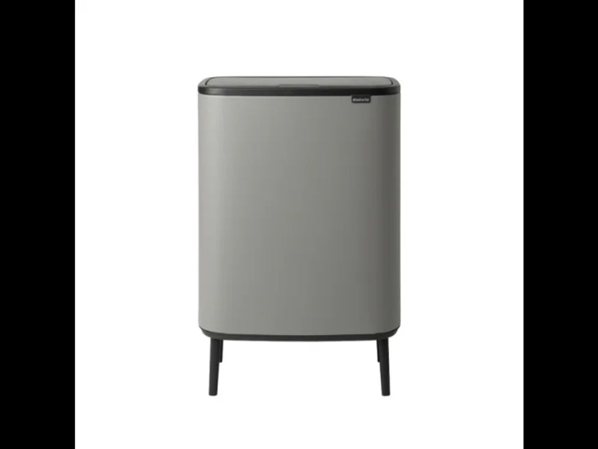 Brabantia Affaldsspand med låg | Bo Touch | 2 x 30 Liter | Grå