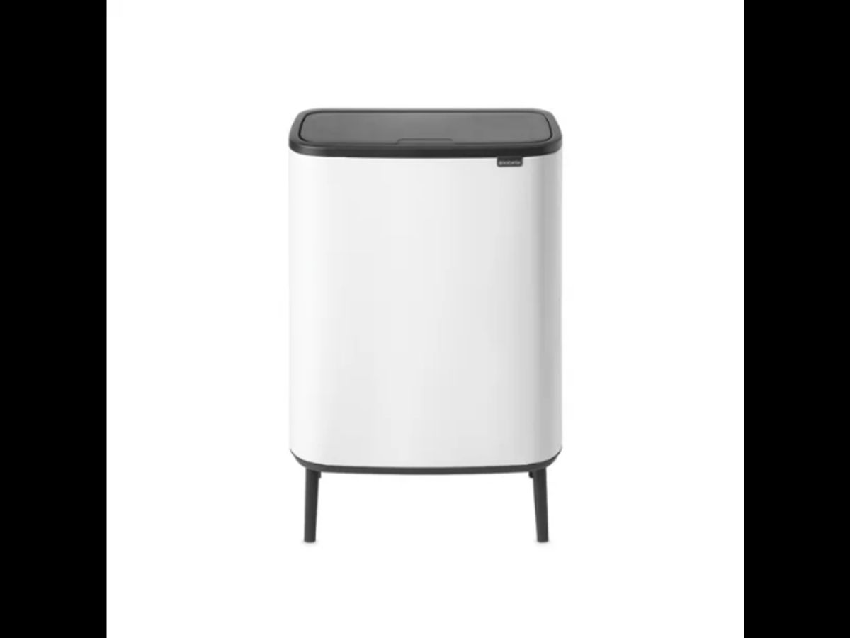 Brabantia Affaldsspand med låg | Bo Touch | 2 x 30 Liter | Hvid