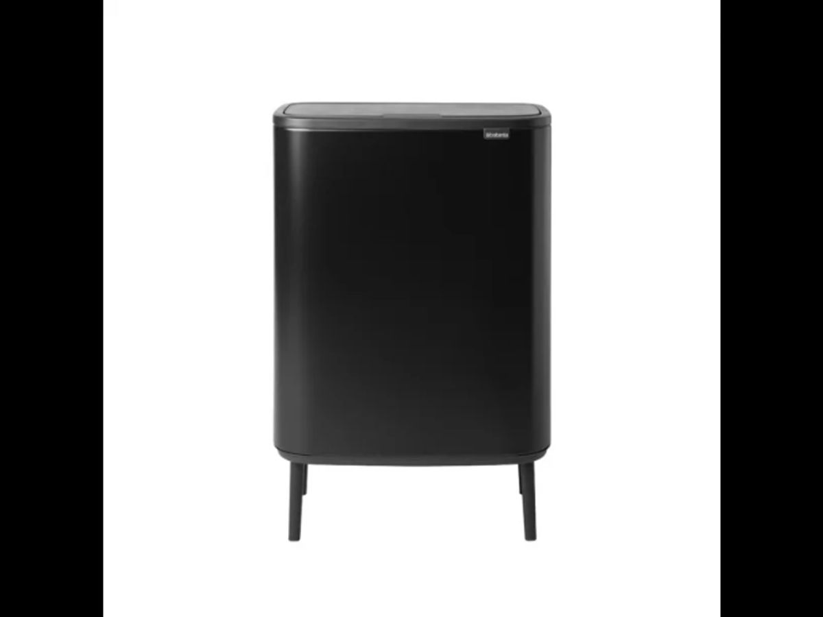 Brabantia Affaldsspand med låg | Bo Touch | 2 x 30 Liter | Sort