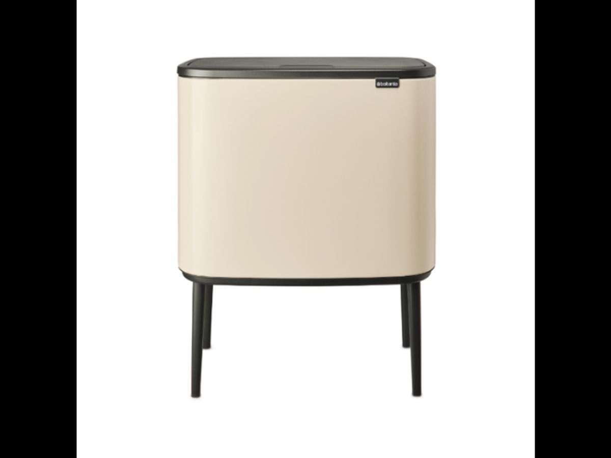 Brabantia Affaldsspand med låg | Bo Touch Bin | 11 + 23 Liter | Beige