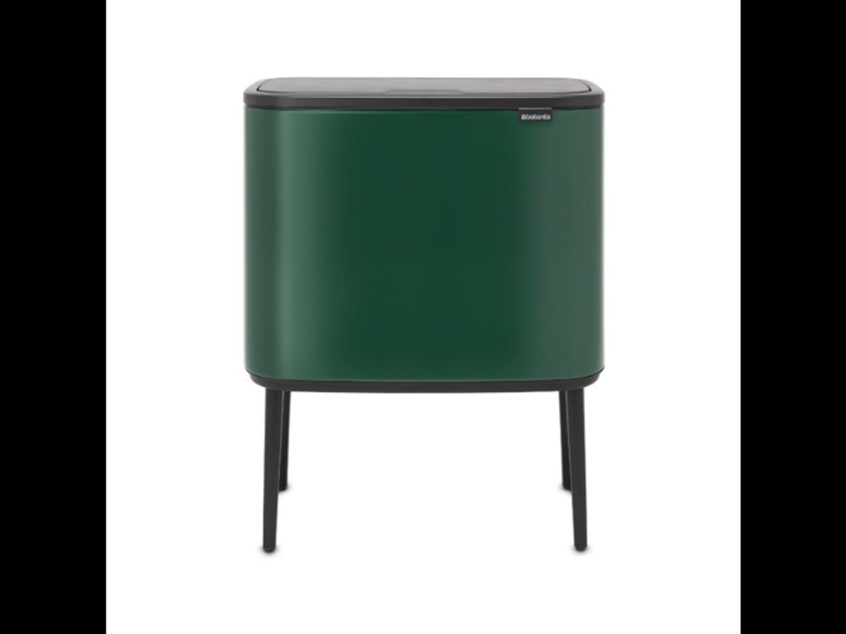 Brabantia Affaldsspand med låg | Bo Touch Bin | 11 + 23 Liter | Grøn