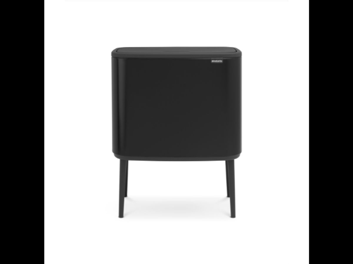 Brabantia Affaldsspand med låg | Bo Touch Bin | 11 + 23 Liter | Sort