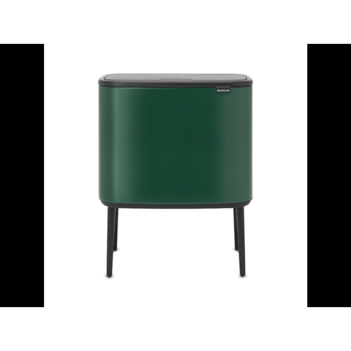 Brabantia Affaldsspand med låg | Bo Touch Bin | 3 x 11 Liter | Grøn