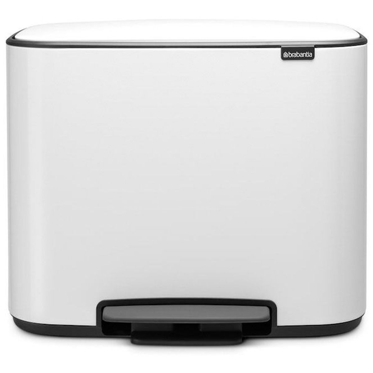 Brabantia BO pedalspand 3x11 ltr white