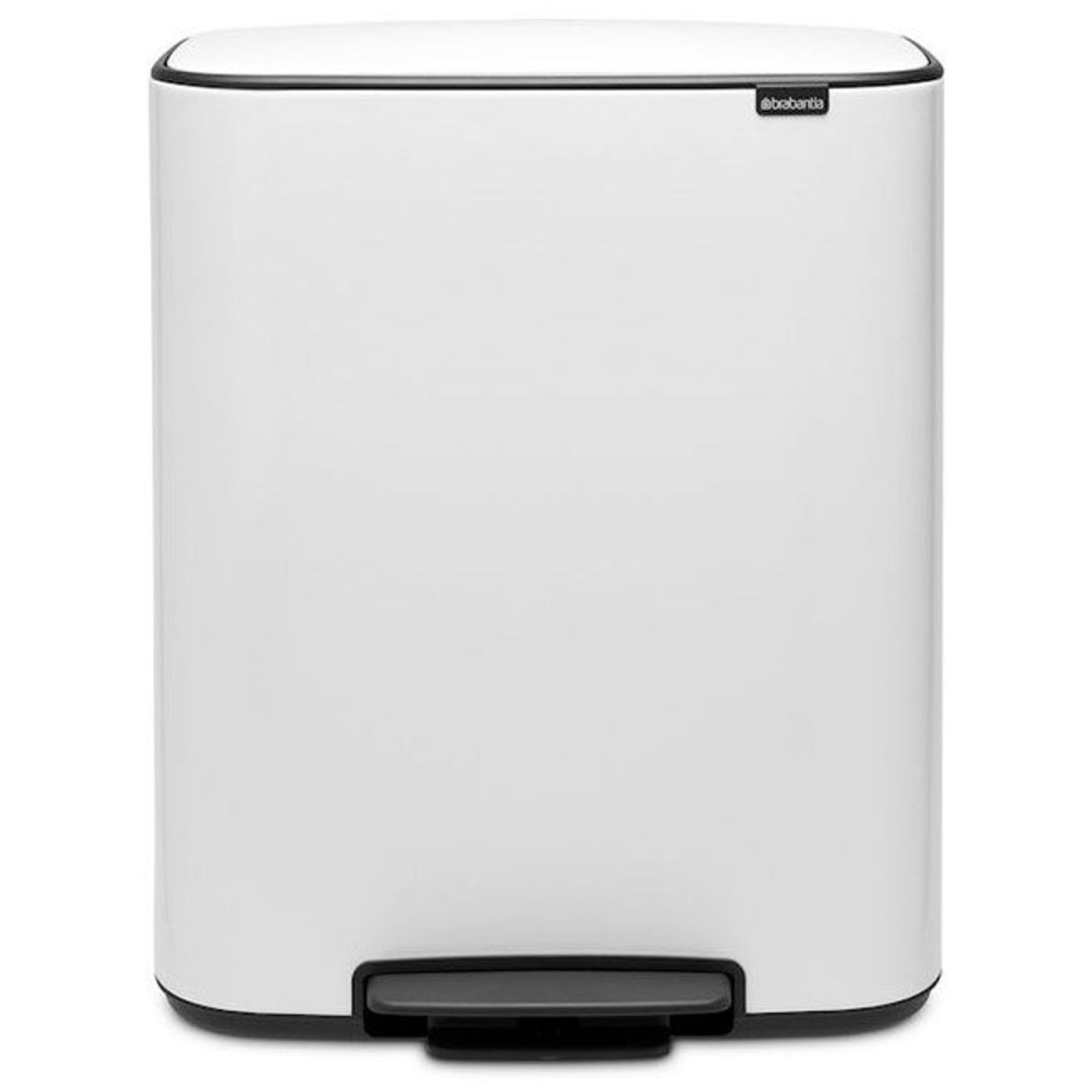 Brabantia Bo pedalspand white 60 l