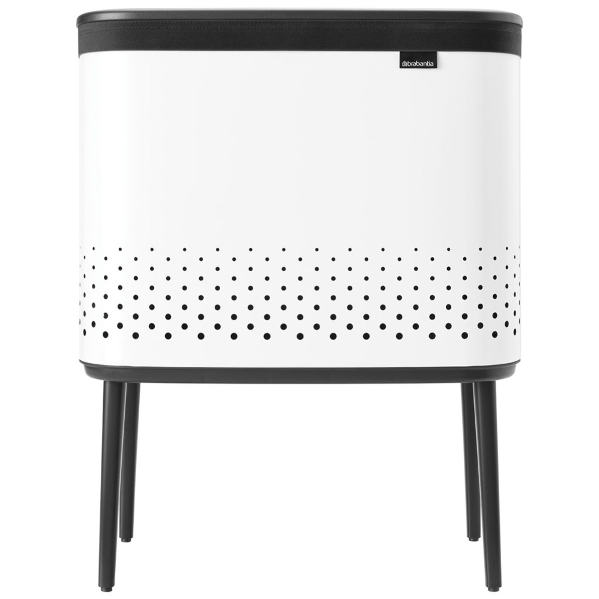 Brabantia Bo Vasketøjskurv - hvid - 60 liter