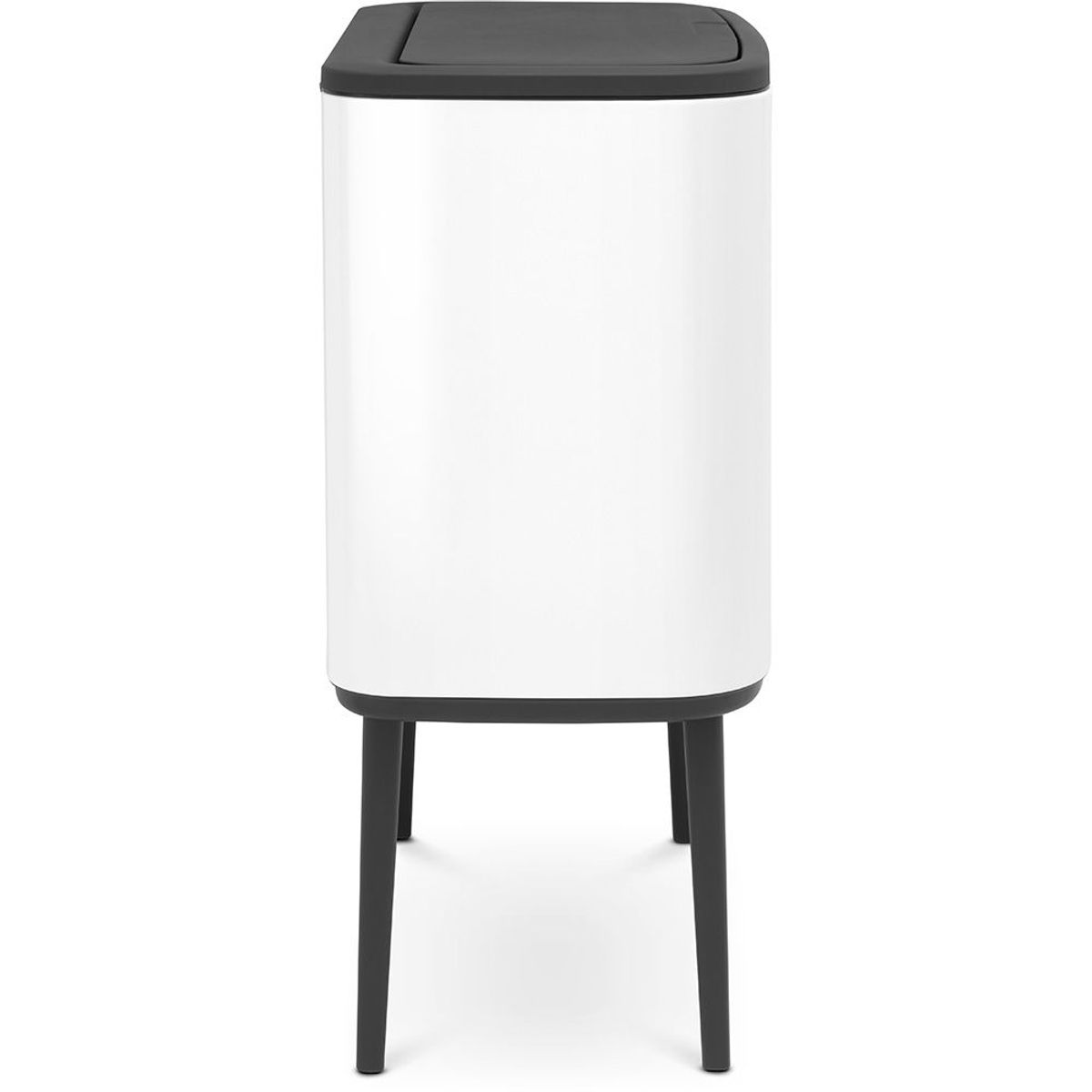 Brabantia BO vippelågsspand 3x11L White