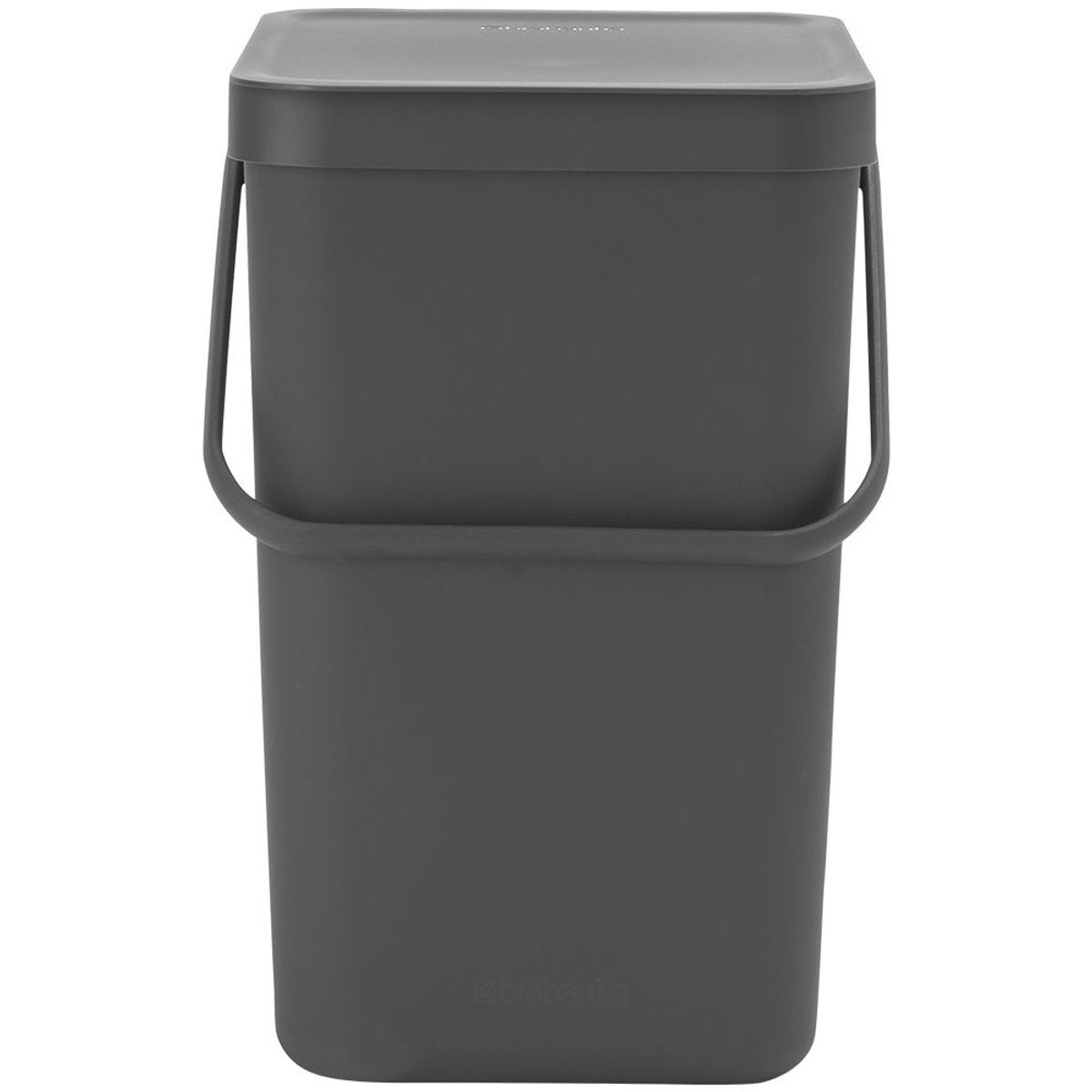 Brabantia Go affaldsspand med låg grey 25 l