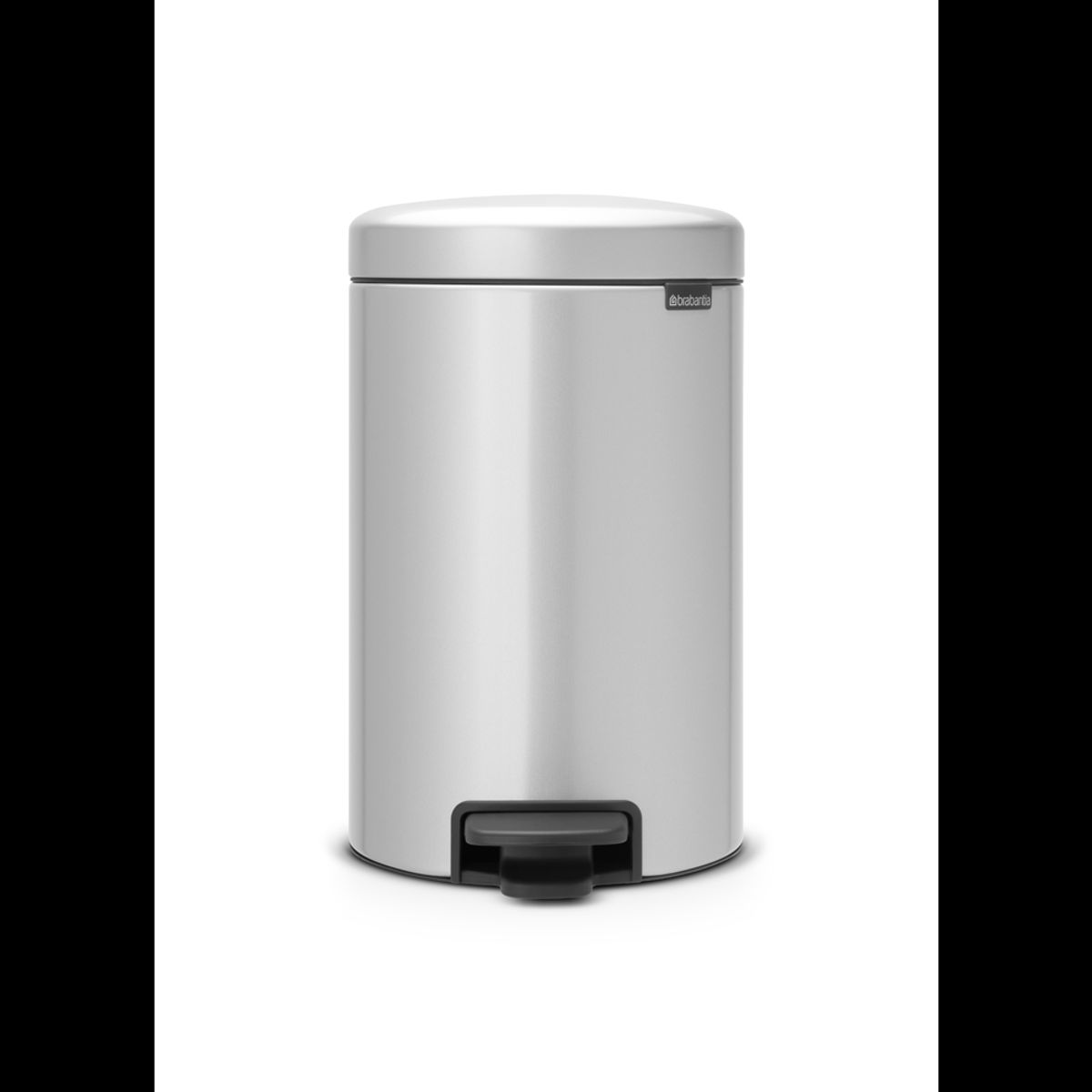 Brabantia NewIcon Pedalspand 12 liter-Metallic Grey