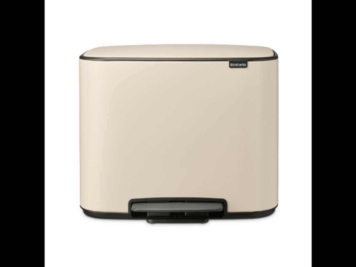 Brabantia Pedalspand Bo | 11 + 23 Liter | Beige