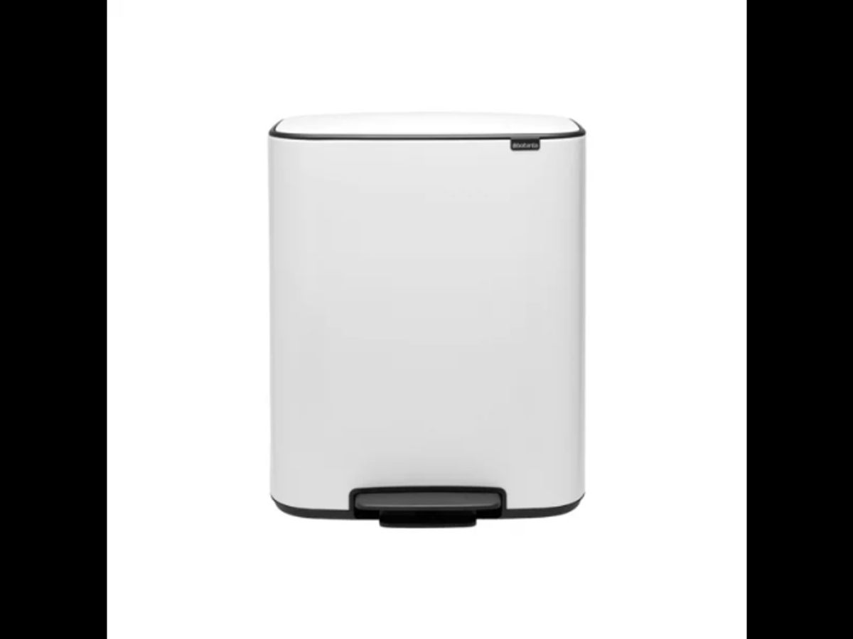 Brabantia Pedalspand Bo | 2 x 30 Liter | Hvid