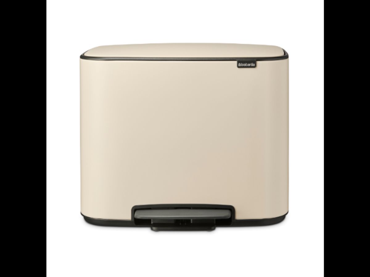 Brabantia Pedalspand Bo | 3 x 11 Liter | Beige