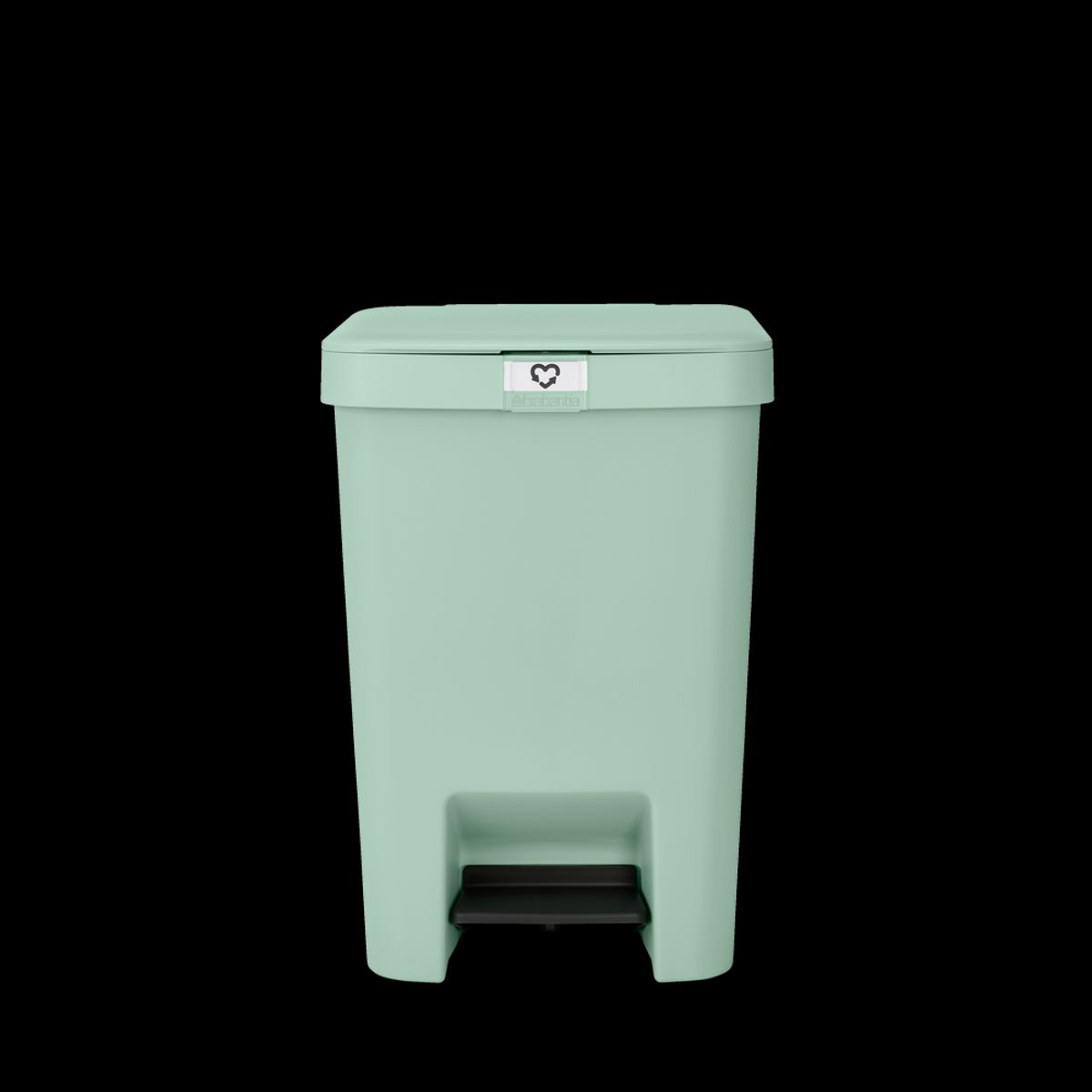 Brabantia StepUp Pedalspand, 25 Liter - i Genanvendt plast-Jade Green