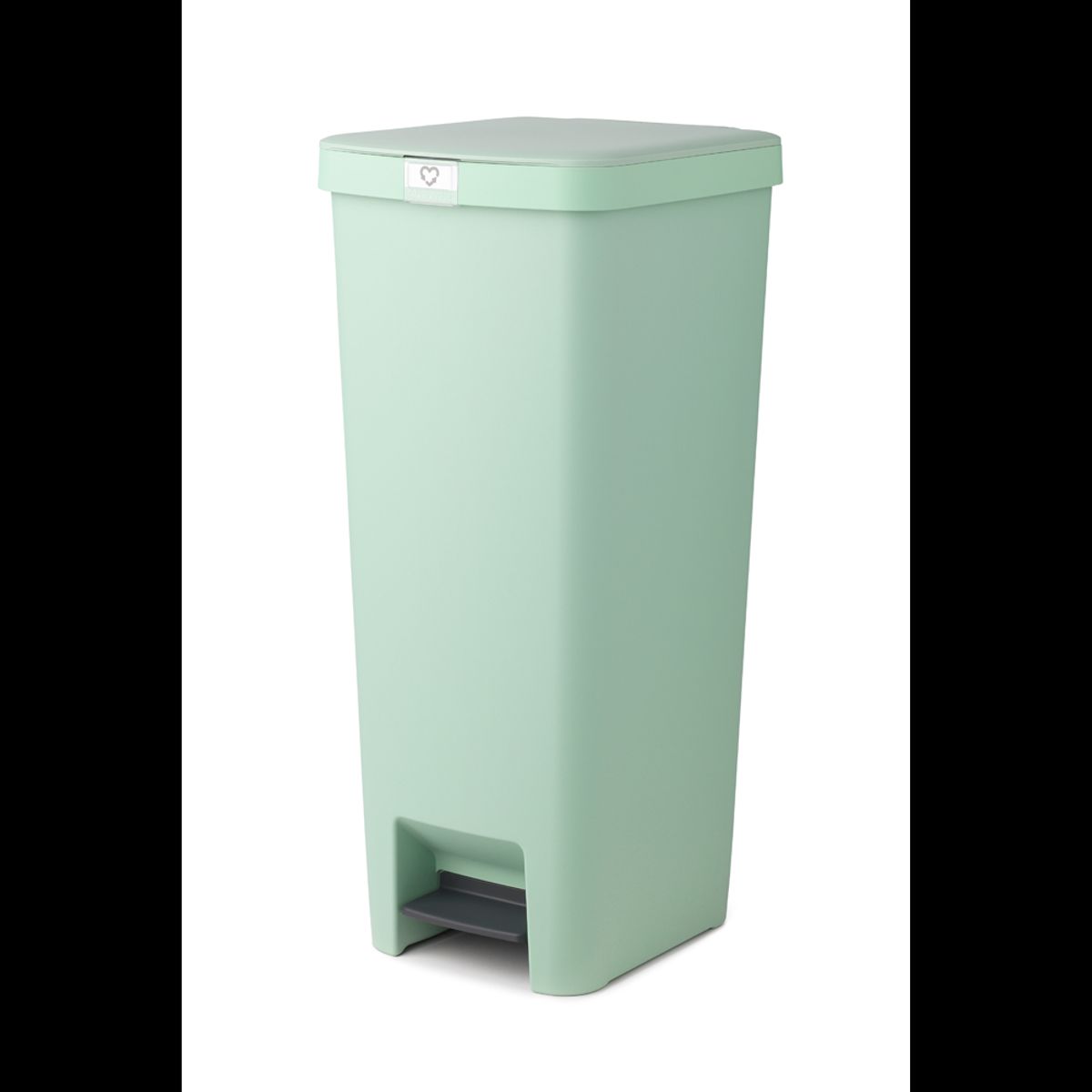 Brabantia StepUp Pedalspand, 40 Liter - i Genanvendt plast-Jade Green