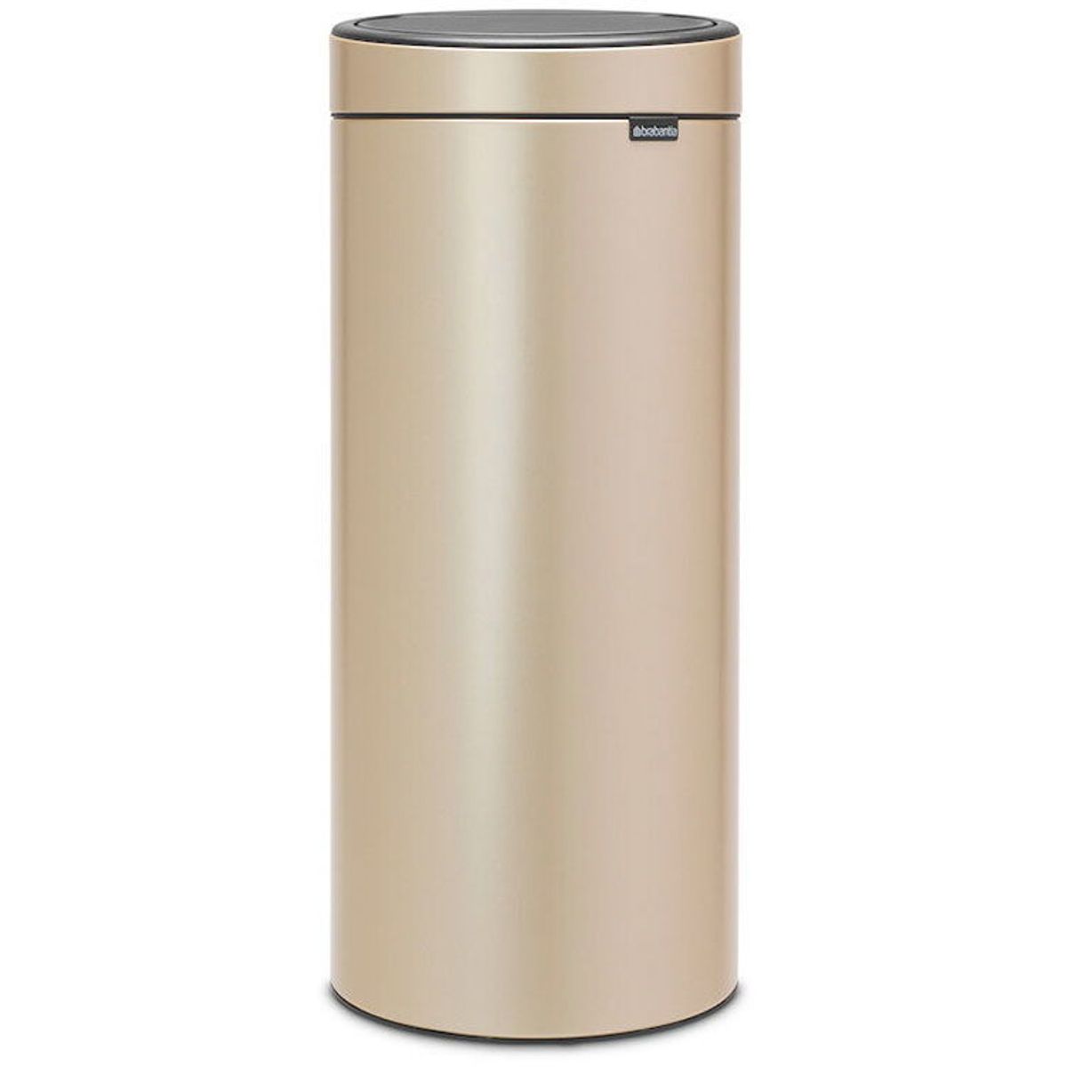 Brabantia Touch Bin New vippelågsspand champagne 30 l