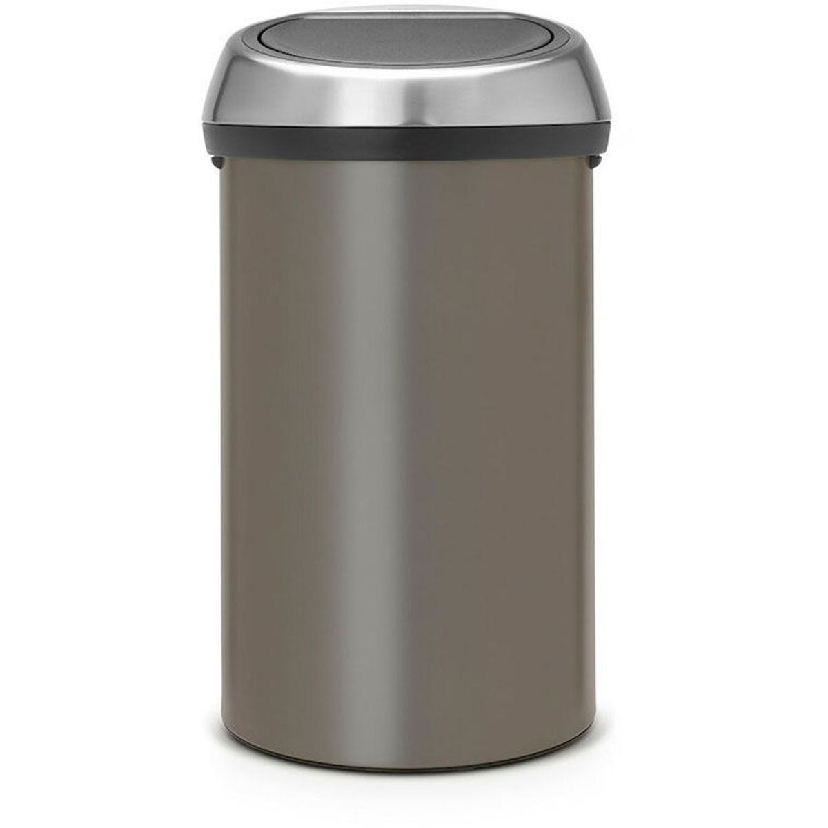 Brabantia Touch Bin vippelågsspand 60L Platinum/Matt Steel