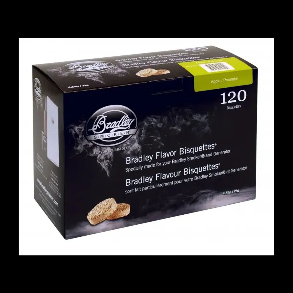 Bradley Apple Bisquettes 120 stk.