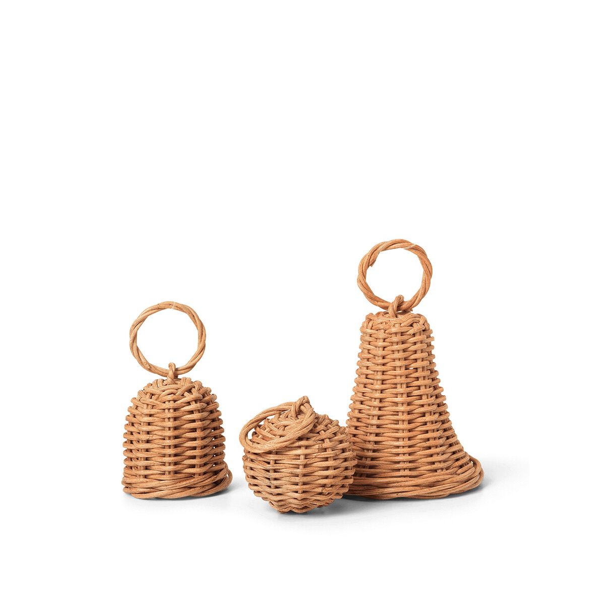 Braided Bell Baubles, sæt á 3 stk. fra Ferm Living