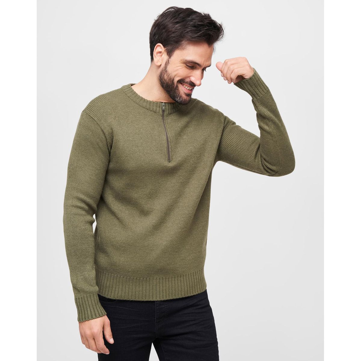 Brandit Armee Pullover Trøje Oliven