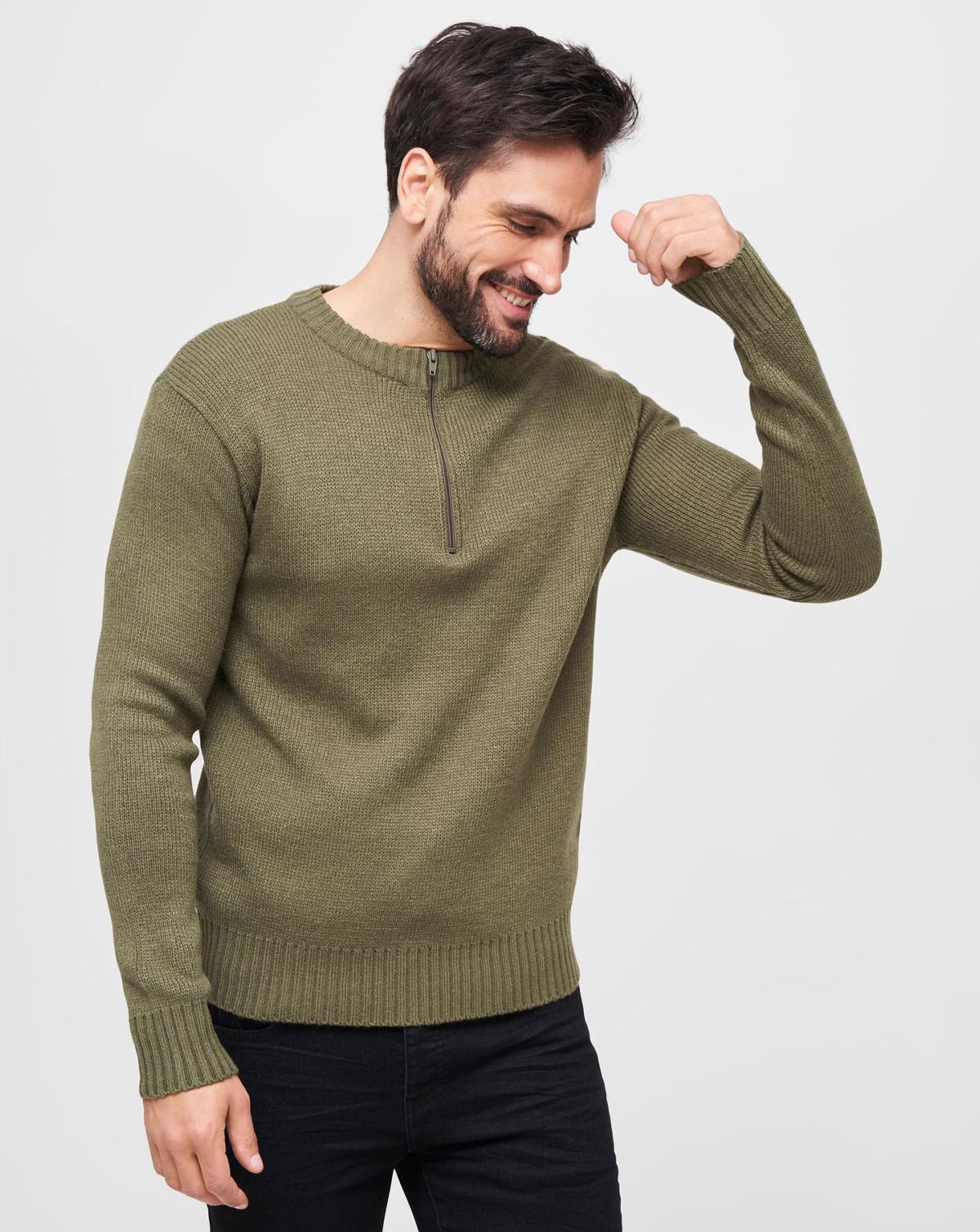 Brandit Armee Pullover Trøje Oliven