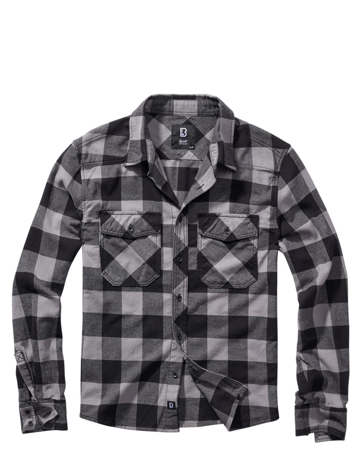 Brandit Checkshirt Black / Charcoal