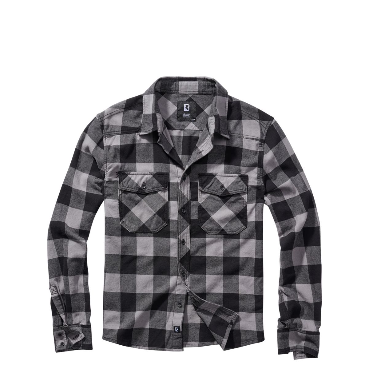 Brandit Checkshirt Black / Charcoal