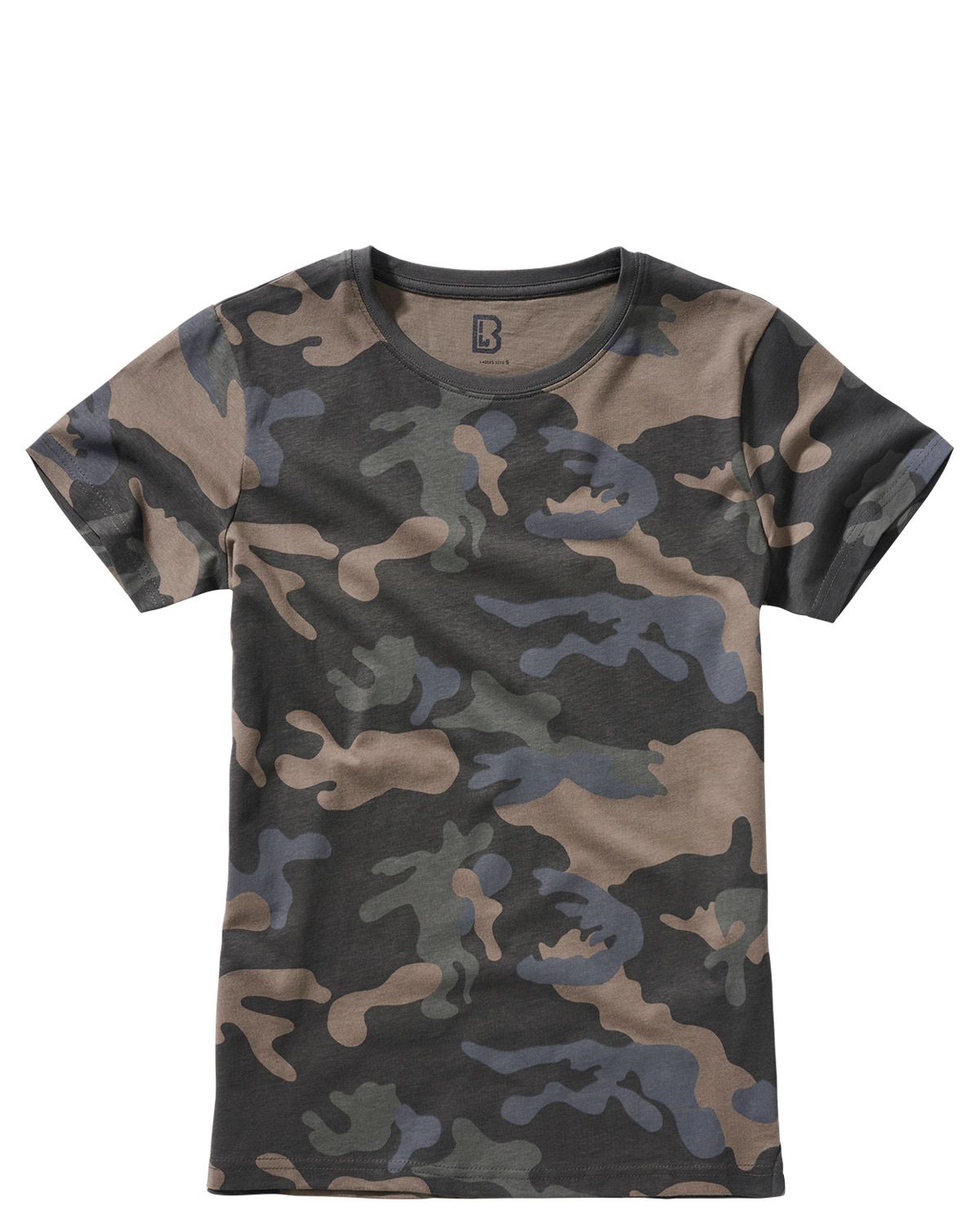 Brandit Dame Kortærmet T-Shirt Dark Camo