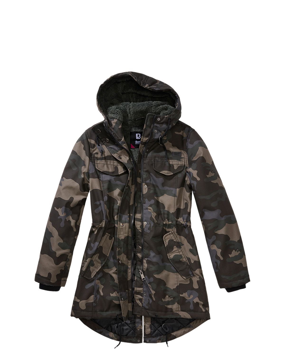 Brandit Dame Marsh Lake Parka Jakke Dark Camo