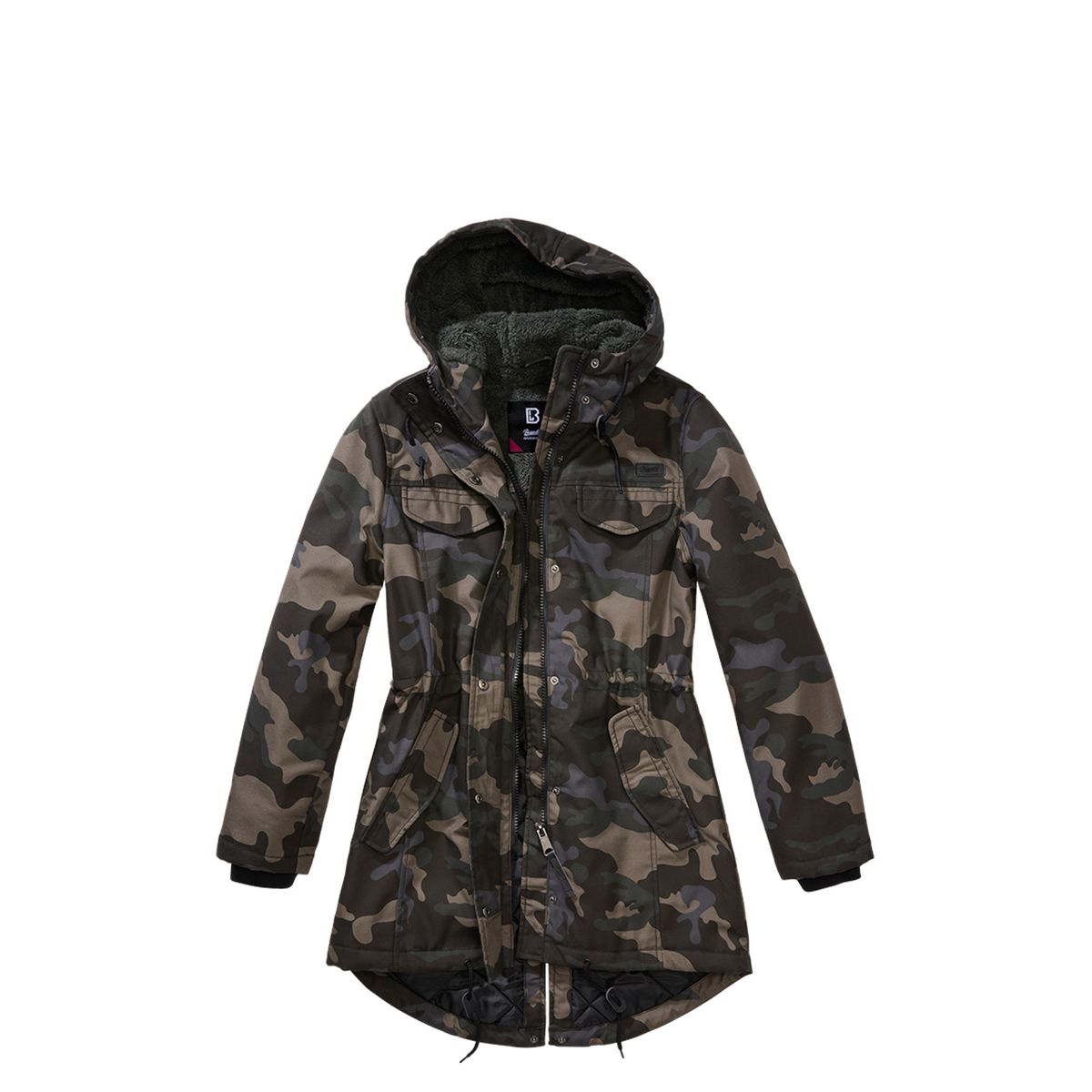 Brandit Dame Marsh Lake Parka Jakke Dark Camo