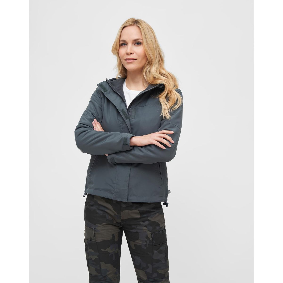 Brandit Dame Windbreaker Frontzip Antracit