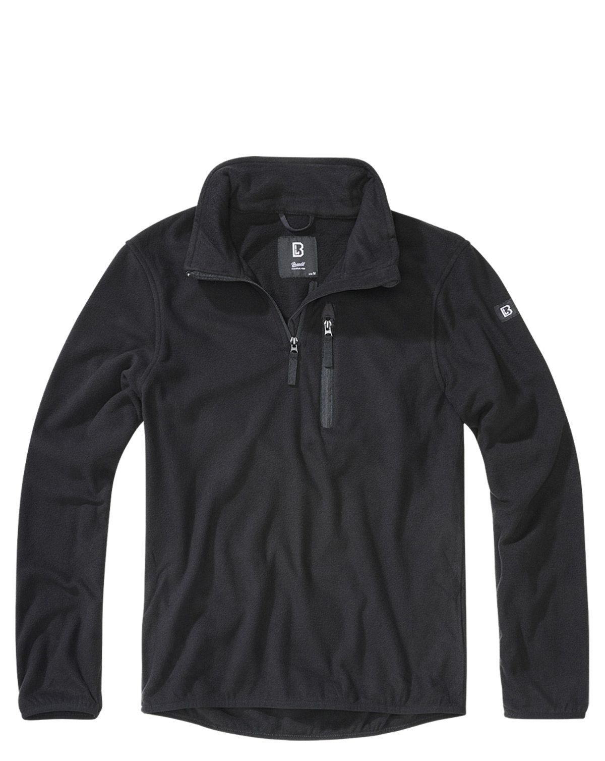 Brandit Fleece Troyer Black